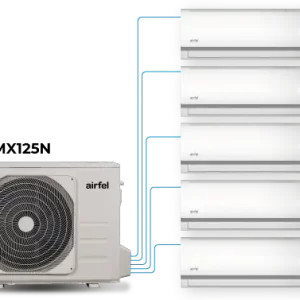 Airfel Multi Split Inverter Klima Dış Ünite 5LMX125N 42.000 BTU/h