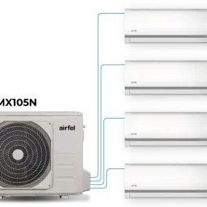 Airfel Multi Split Inverter Klima Dış Ünite 4LMX105N 36.000 BTU/h